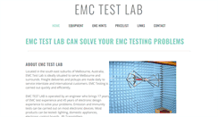 Desktop Screenshot of emctestlab.com.au